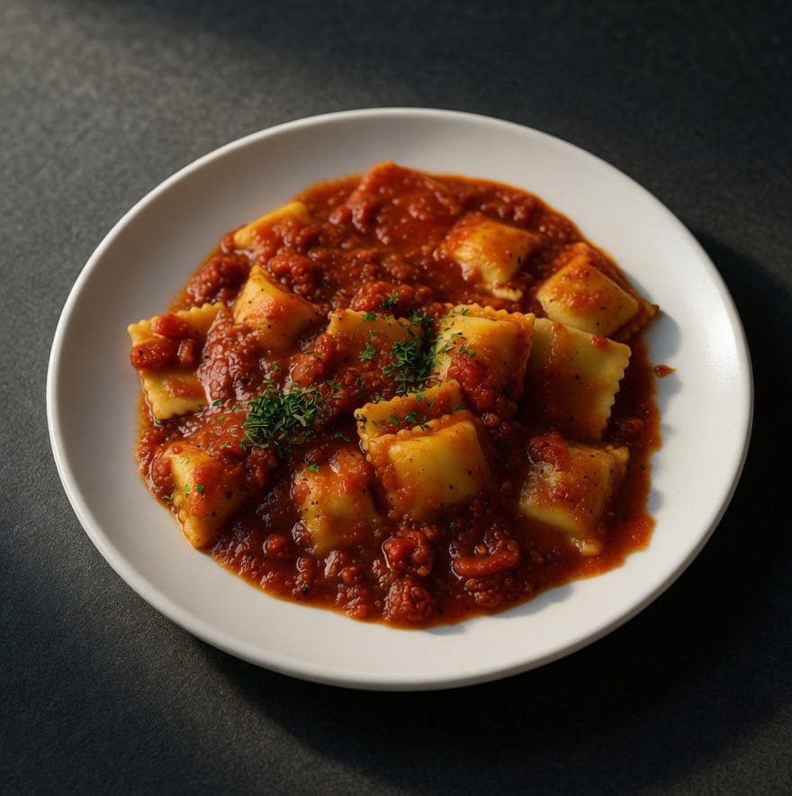 Meat Ravioli.