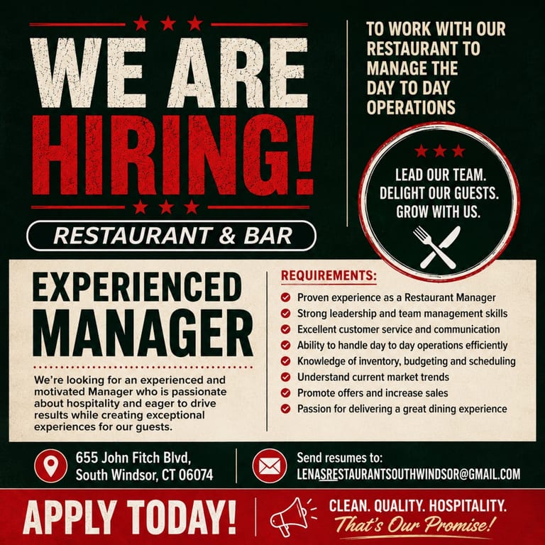 We are Hiring!!!